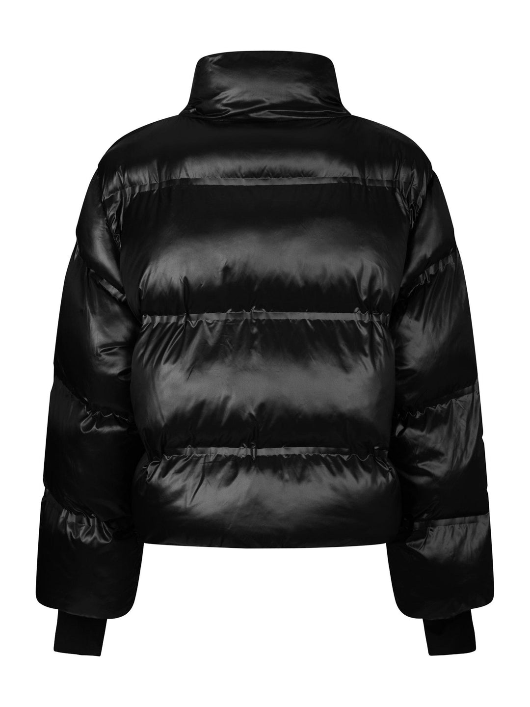 Rhea Shiny Puffer Jacket Black
