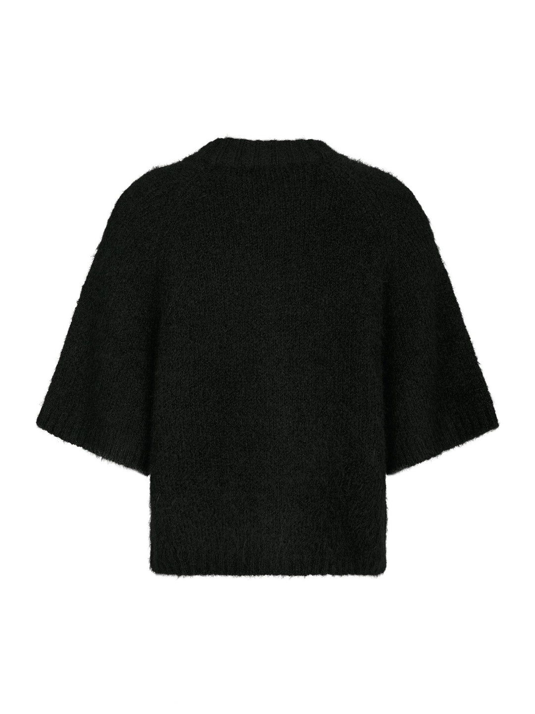 Benuta Fluffy Knit Cardigan Black