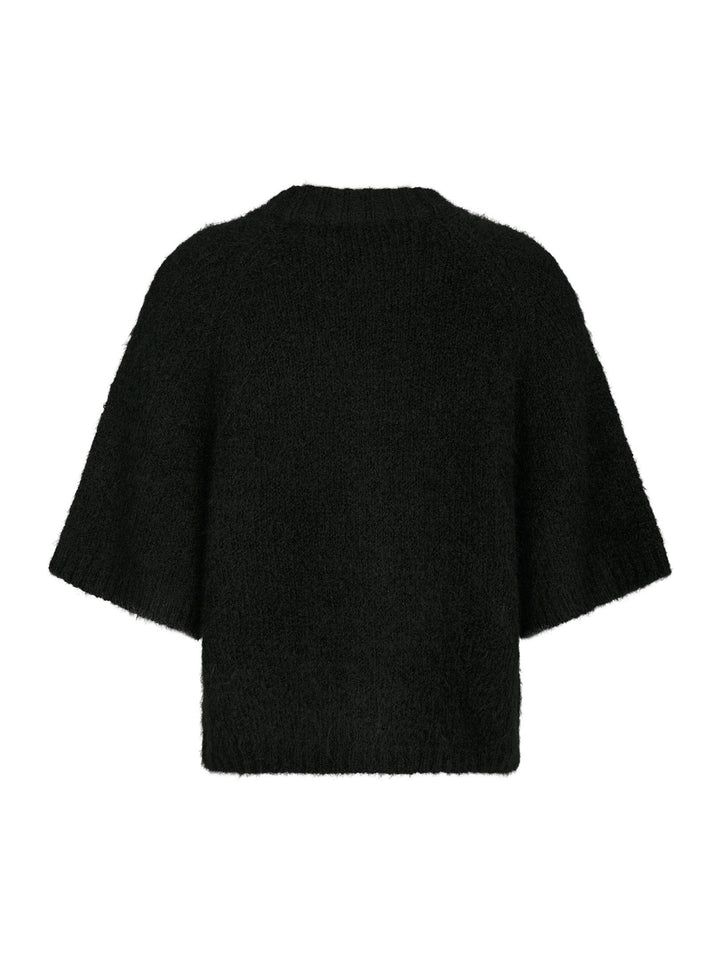 Benuta Fluffy Knit Cardigan Black