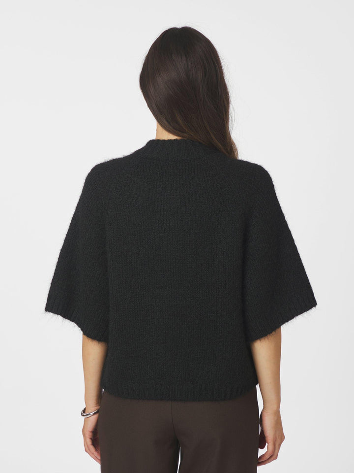 Benuta Fluffy Knit Cardigan Black