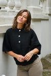 Benuta Fluffy Knit Cardigan Black