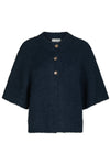 Benuta Fluffy Knit Cardigan Navy
