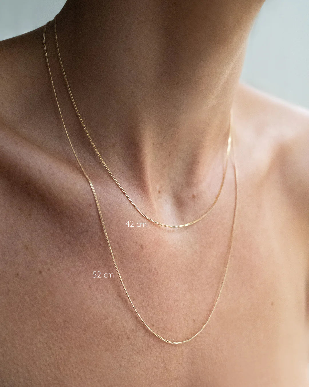 Thin Chain Gold 52cm