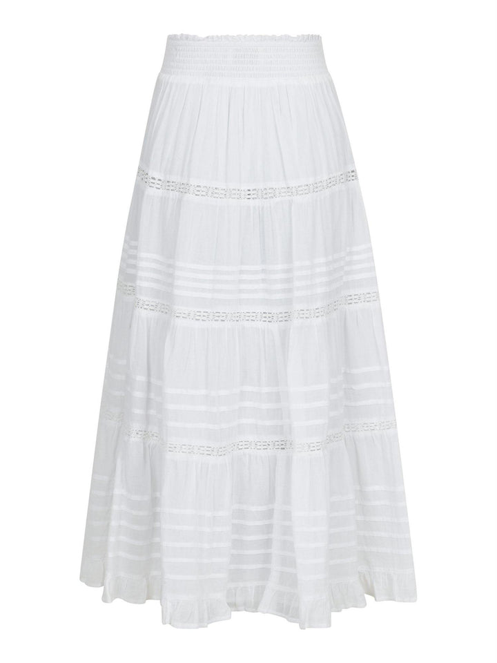 Felicia S Voile Skirt White