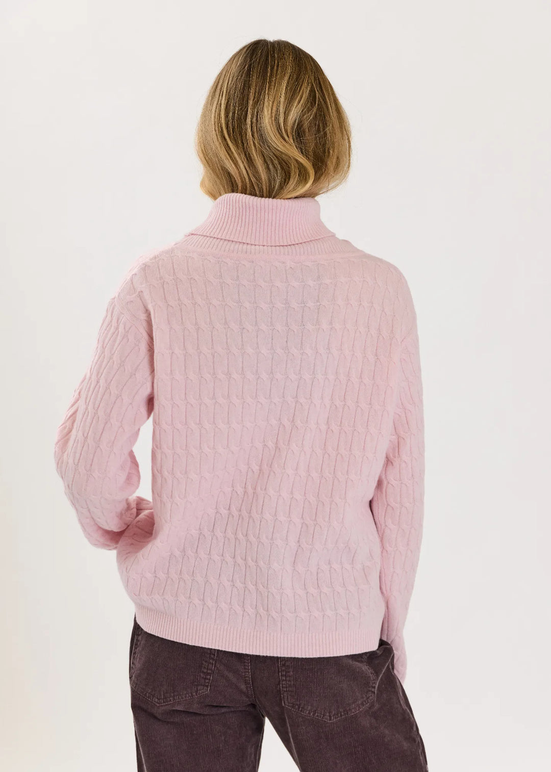 Phyllis Knit Pale Pink Melange