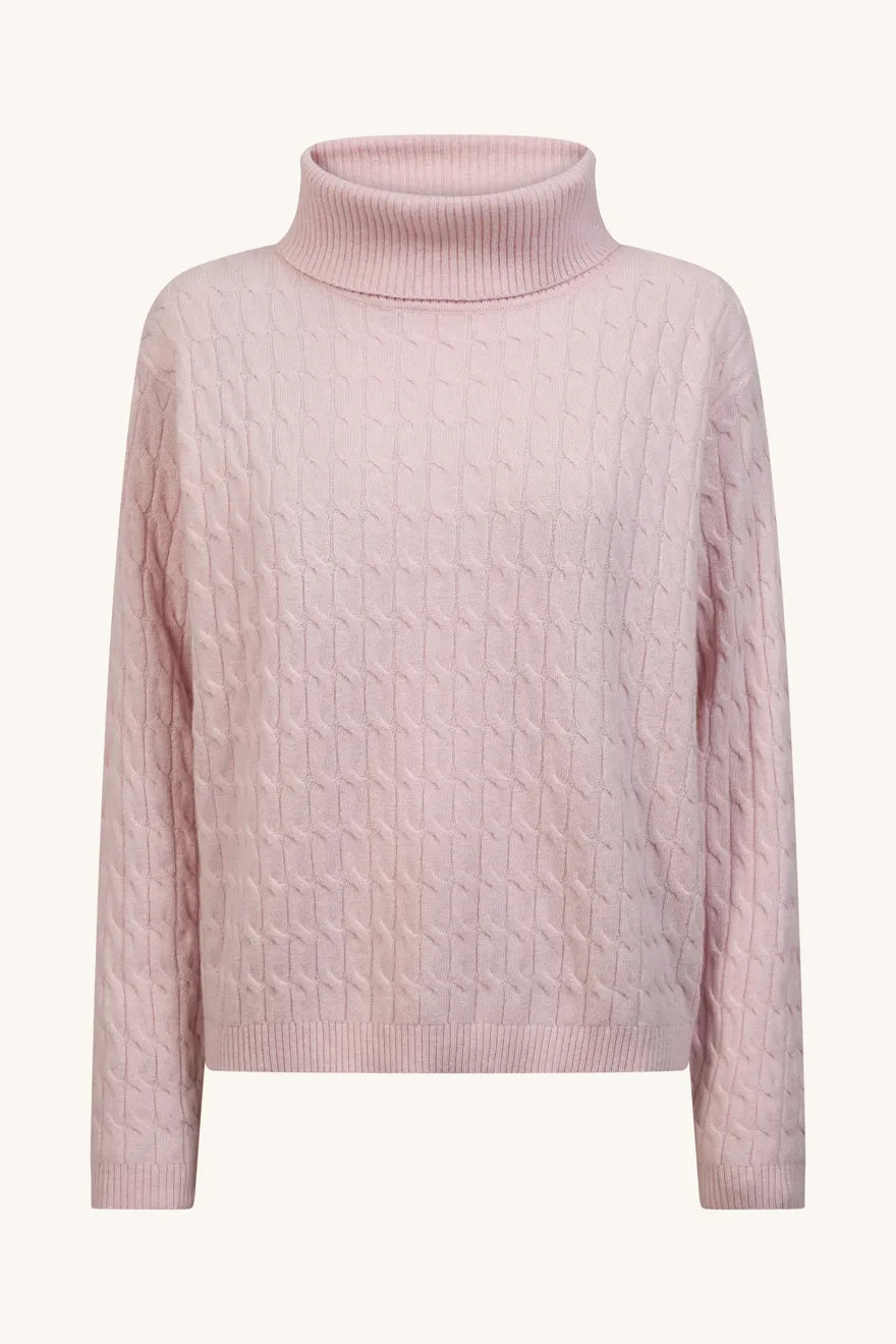 Phyllis Knit Pale Pink Melange