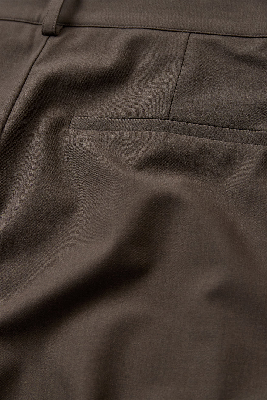 Timiza Barrel Pants Trousers Cacao Melange