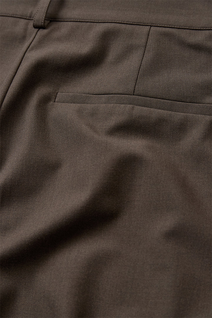 Timiza Barrel Pants Trousers Cacao Melange