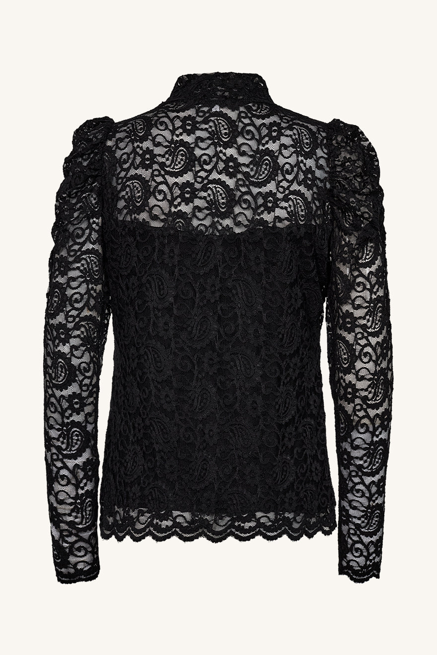 Amethyst T-Shirt L/S Black
