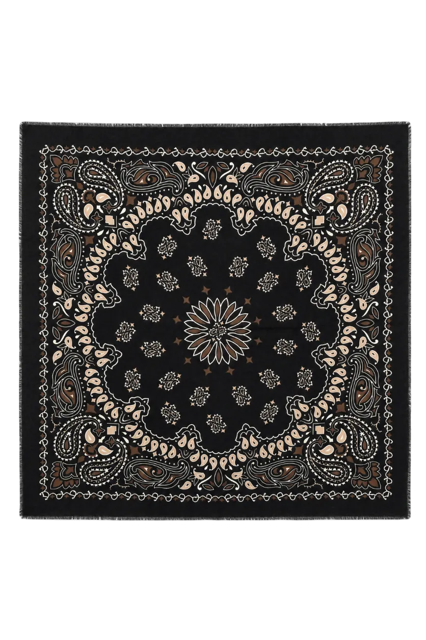 Paisley Scraf Big Black
