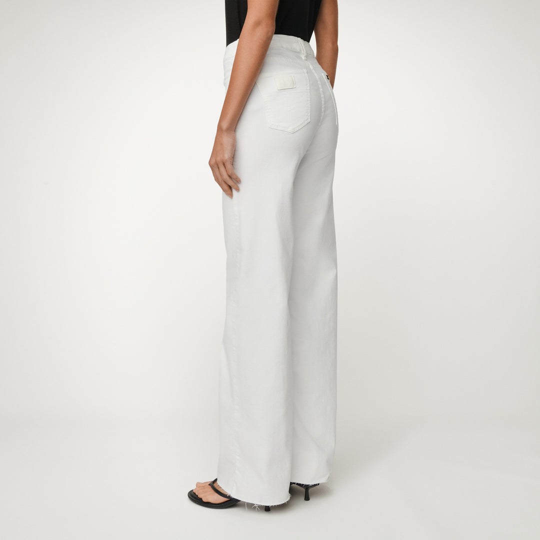 Palazzo Edge Jeans White
