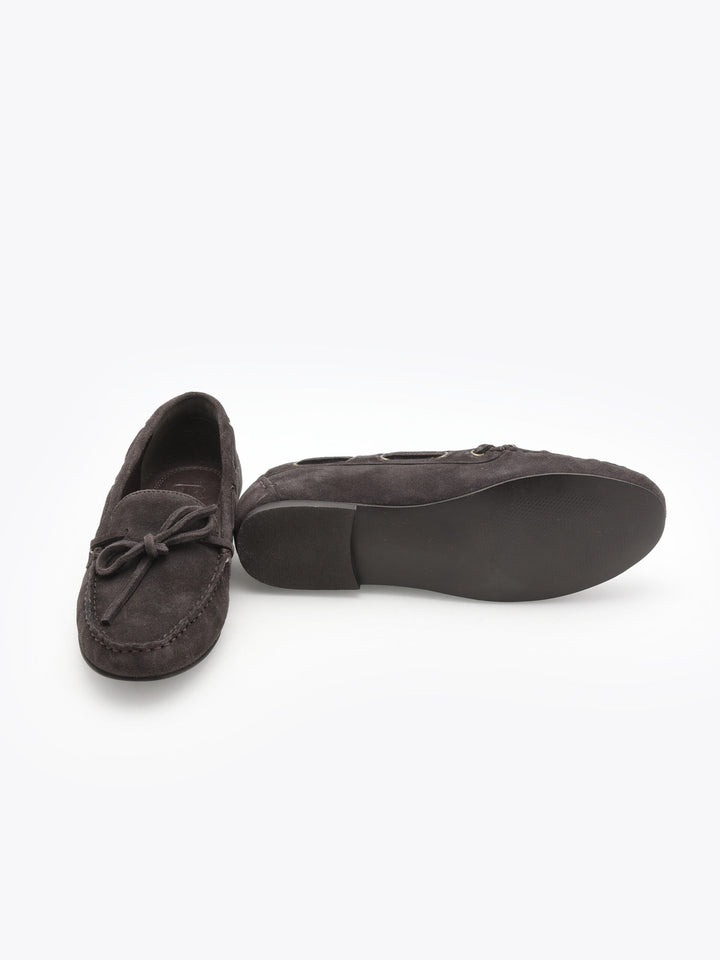 Nara Loafer suede Kaffe