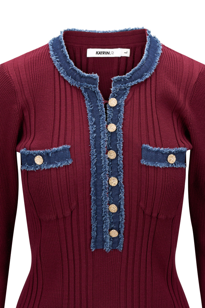 La Pullover Bordeaux