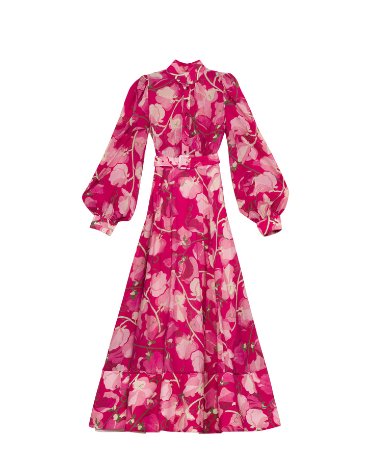 Viscose Belt Dress Amour