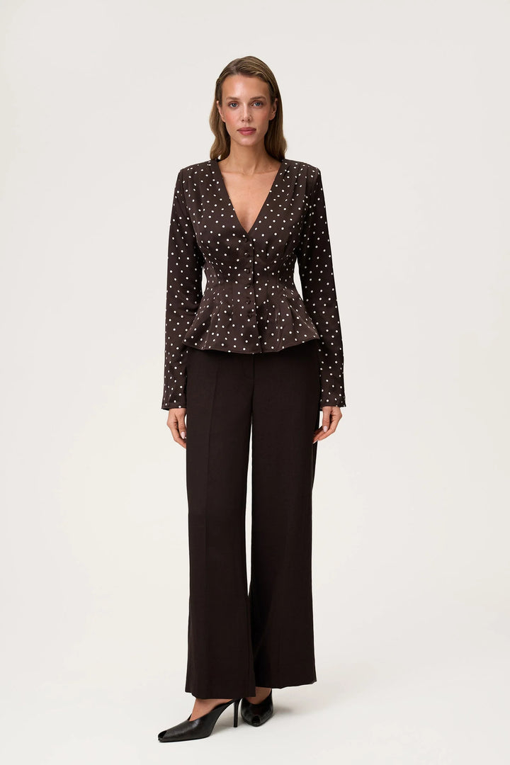 Marmo Blouse Espresso