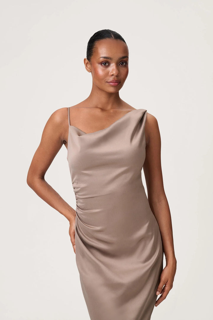 Almeria Maxi Dress Taupe