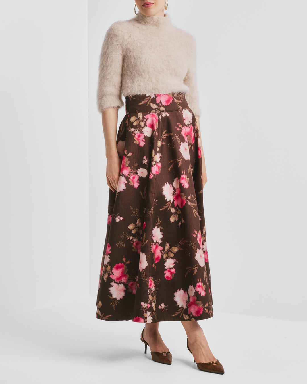Hairy Knit Turtleneck Soft