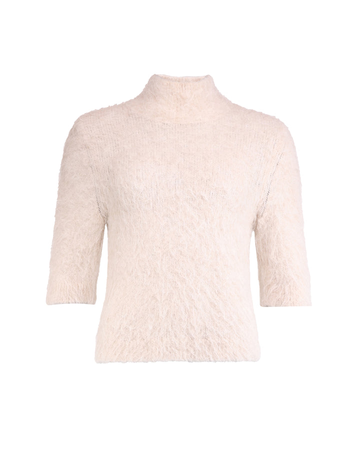 Hairy Knit Turtleneck Soft