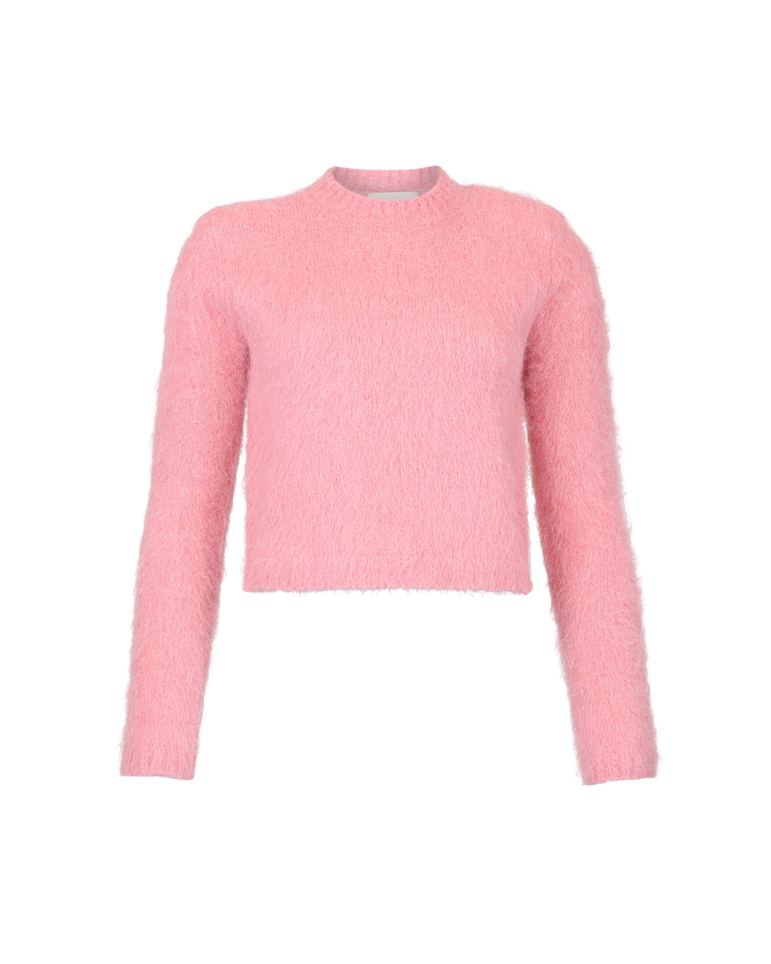 Hairy Knit Sweater Pink