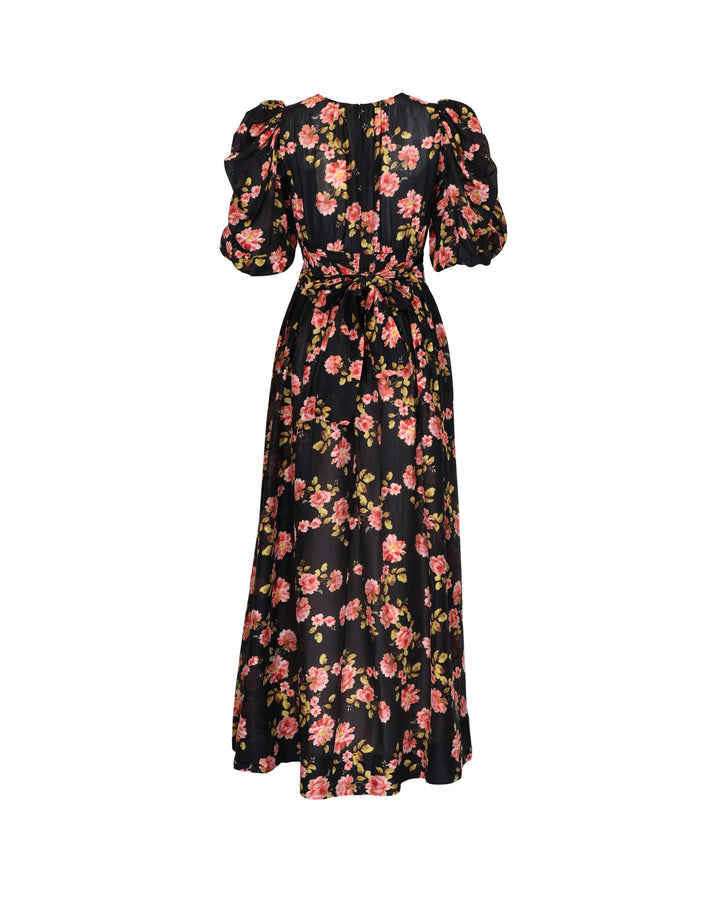 Striped Organza Gown Midnight Field