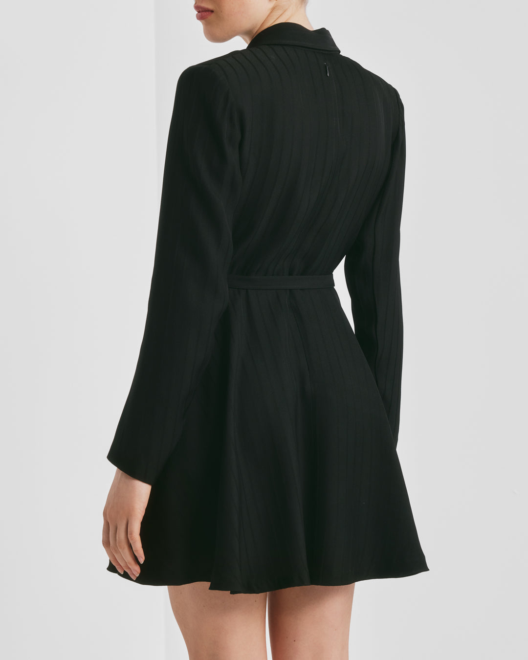 Tailored Mini Dress Black