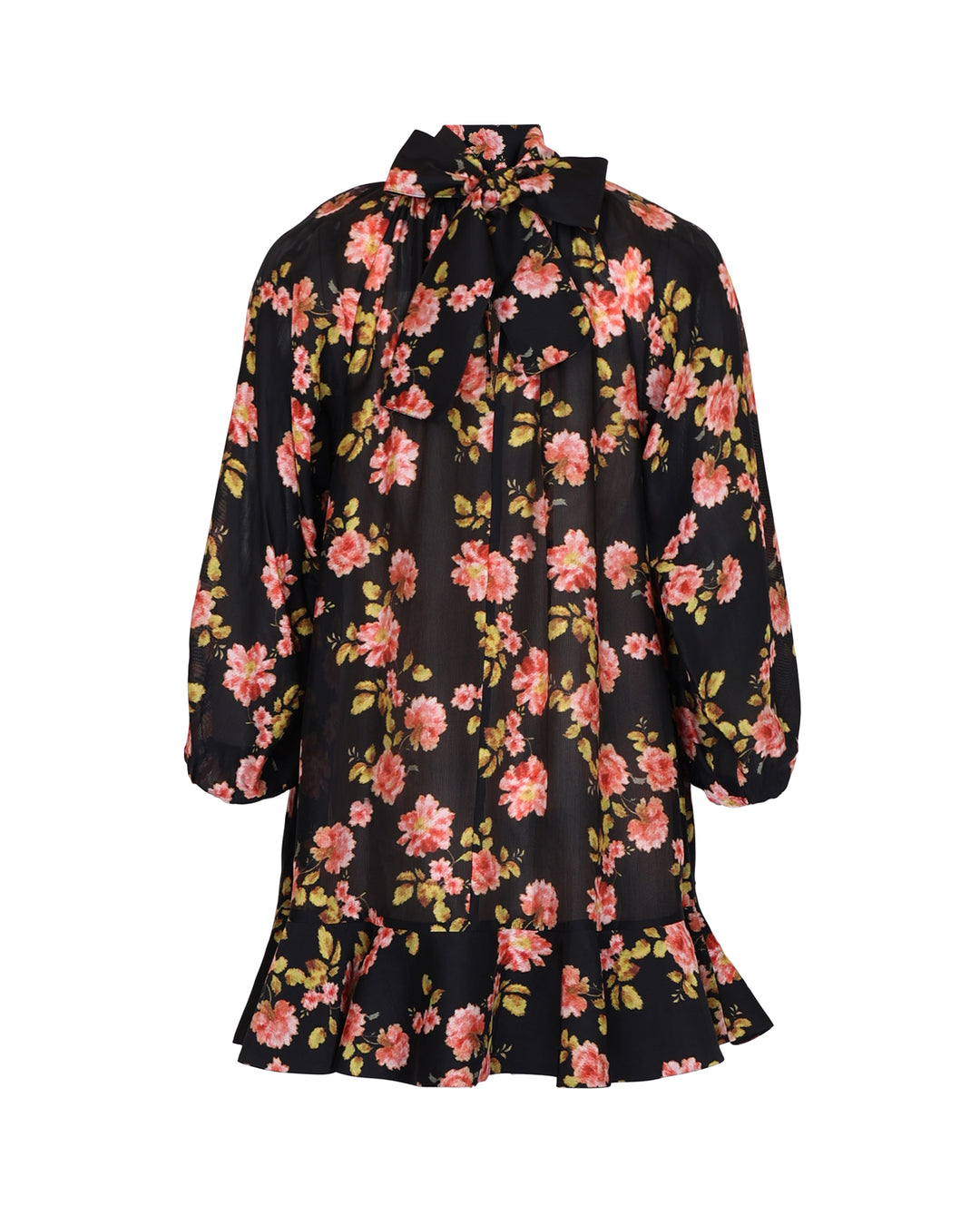 Striped Organza Shift Dress Midnight Field