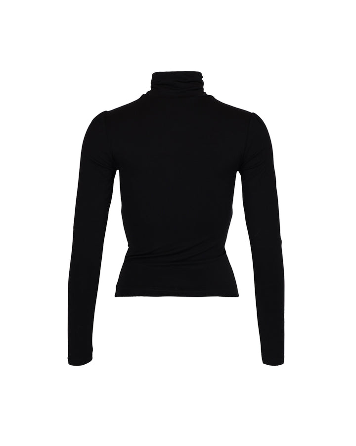 Jersey Turtleneck Black