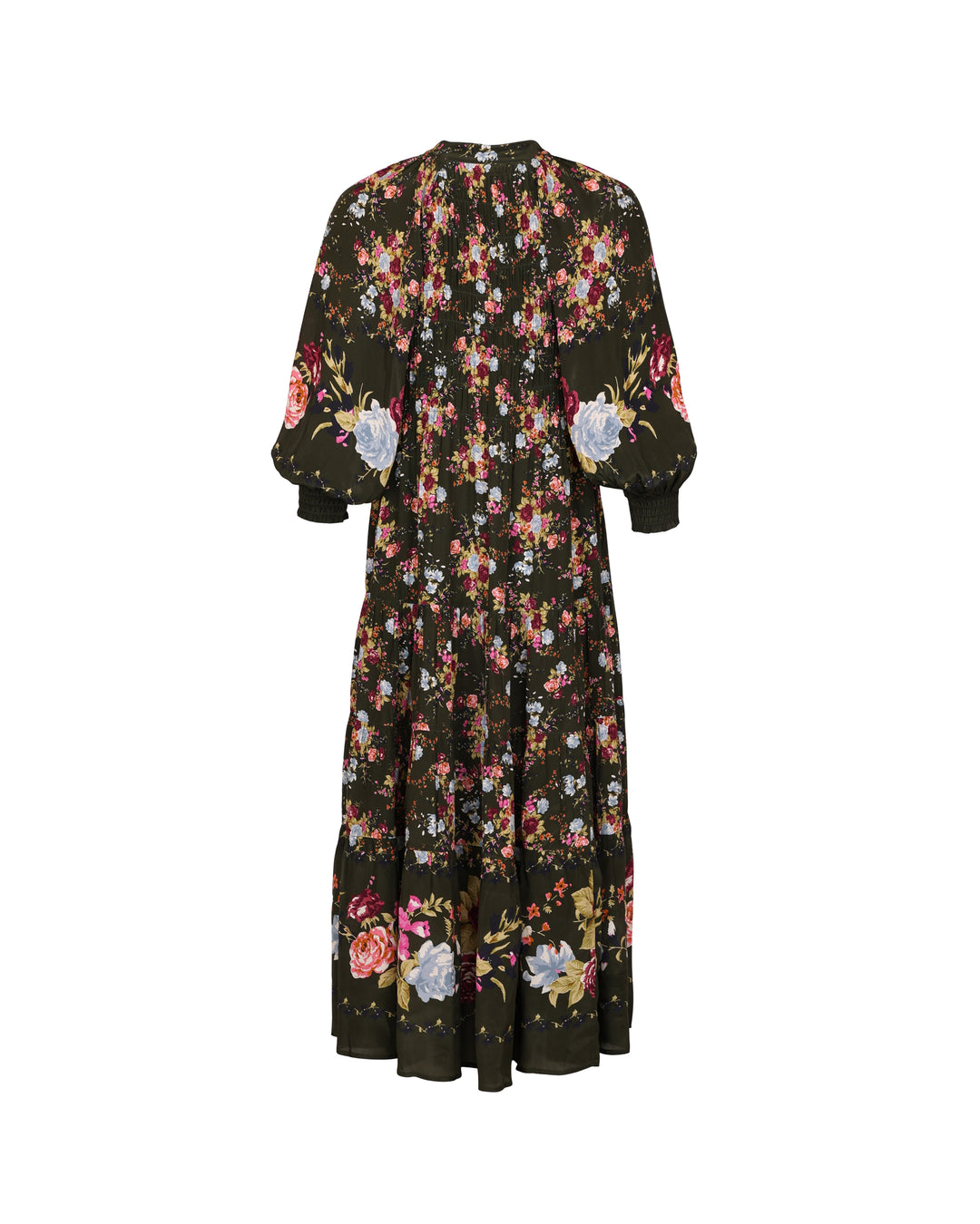 Bohemian Shift Dress Forest Bouquet