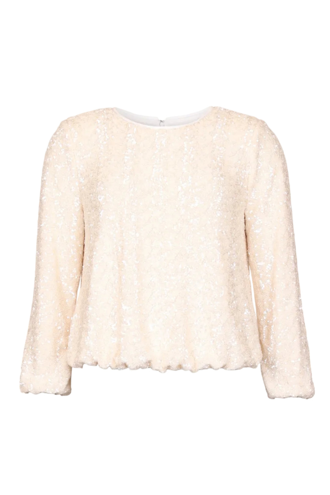 Beaded Blouse Champagne