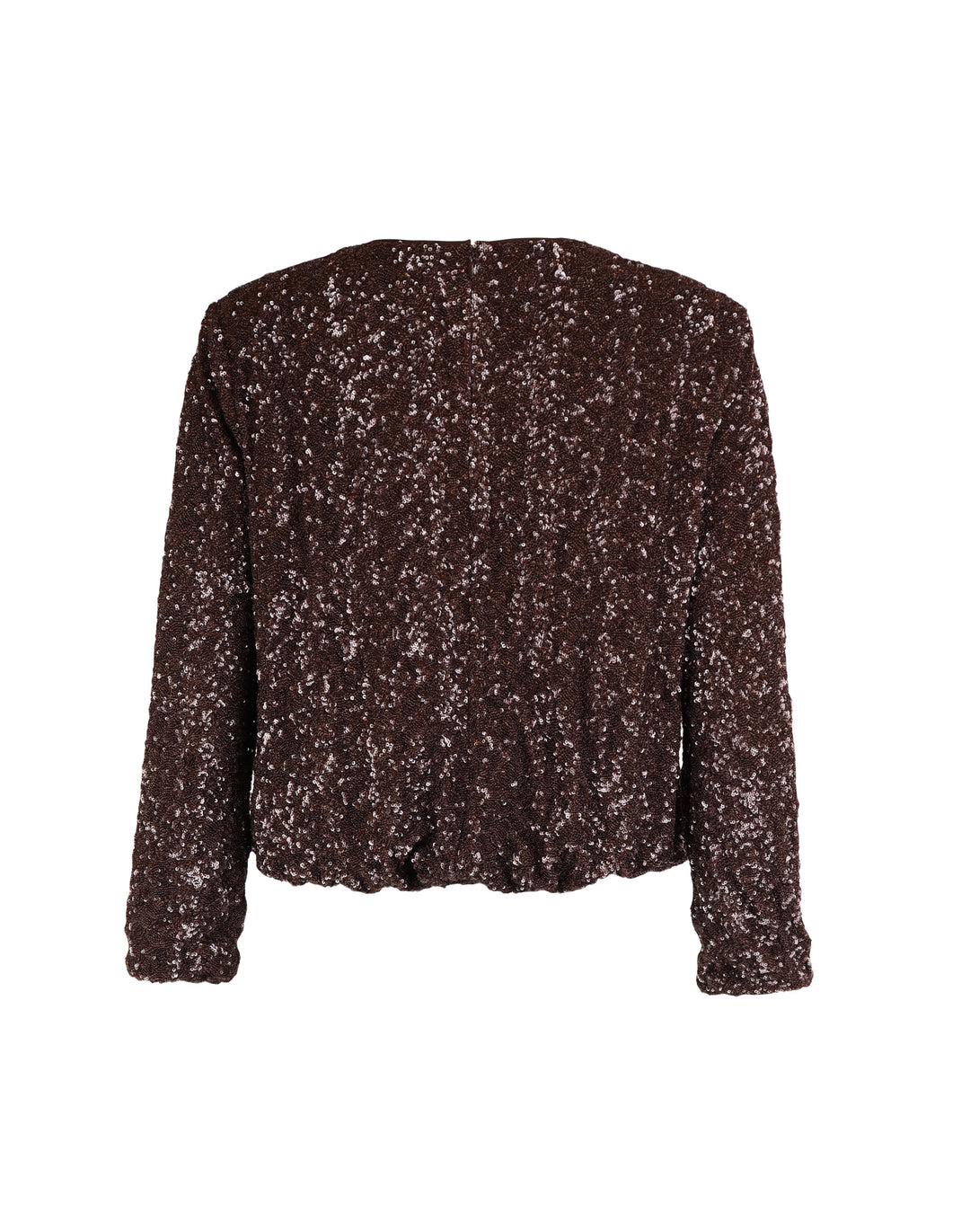 Beaded Blouse Chocolate