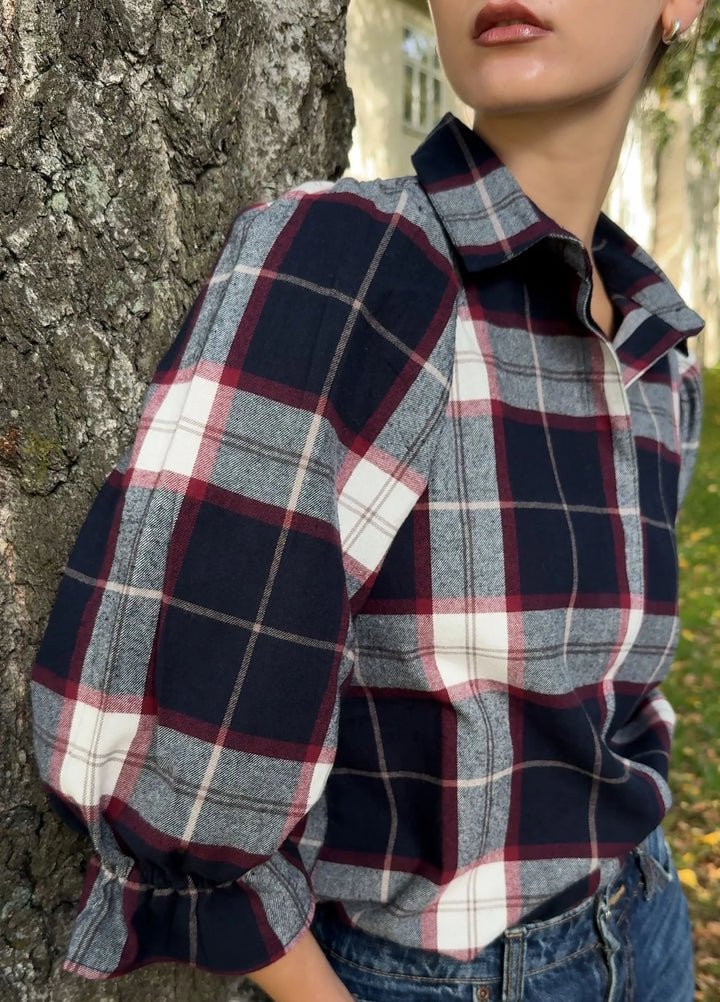Amy Shirt Nordic Plaid