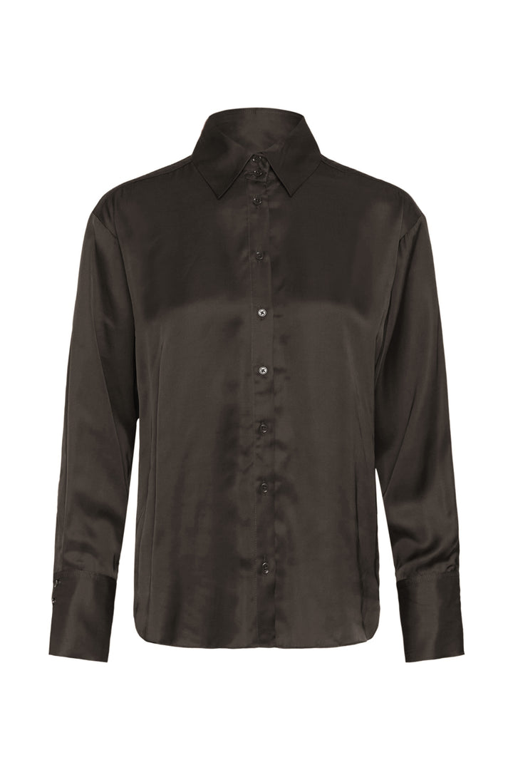 Paulineiw Shirt Chocolate Brown
