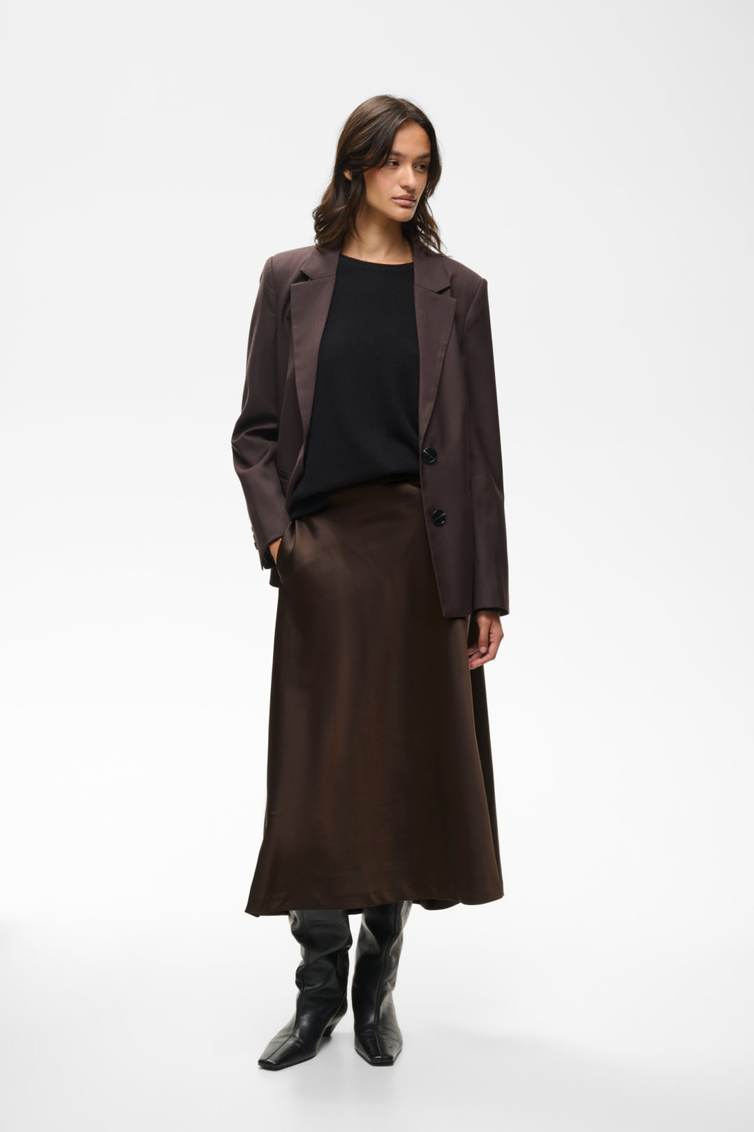 Zilkyiw Skirt Chocolate Brown