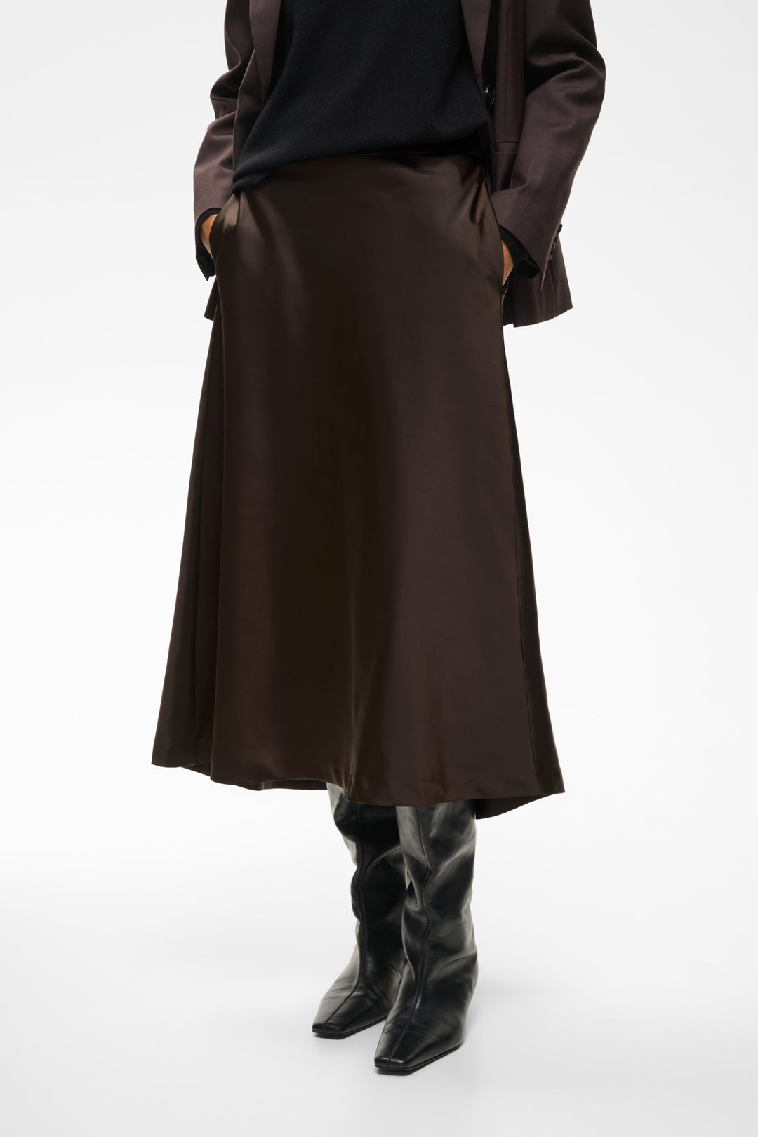 Zilkyiw Skirt Chocolate Brown