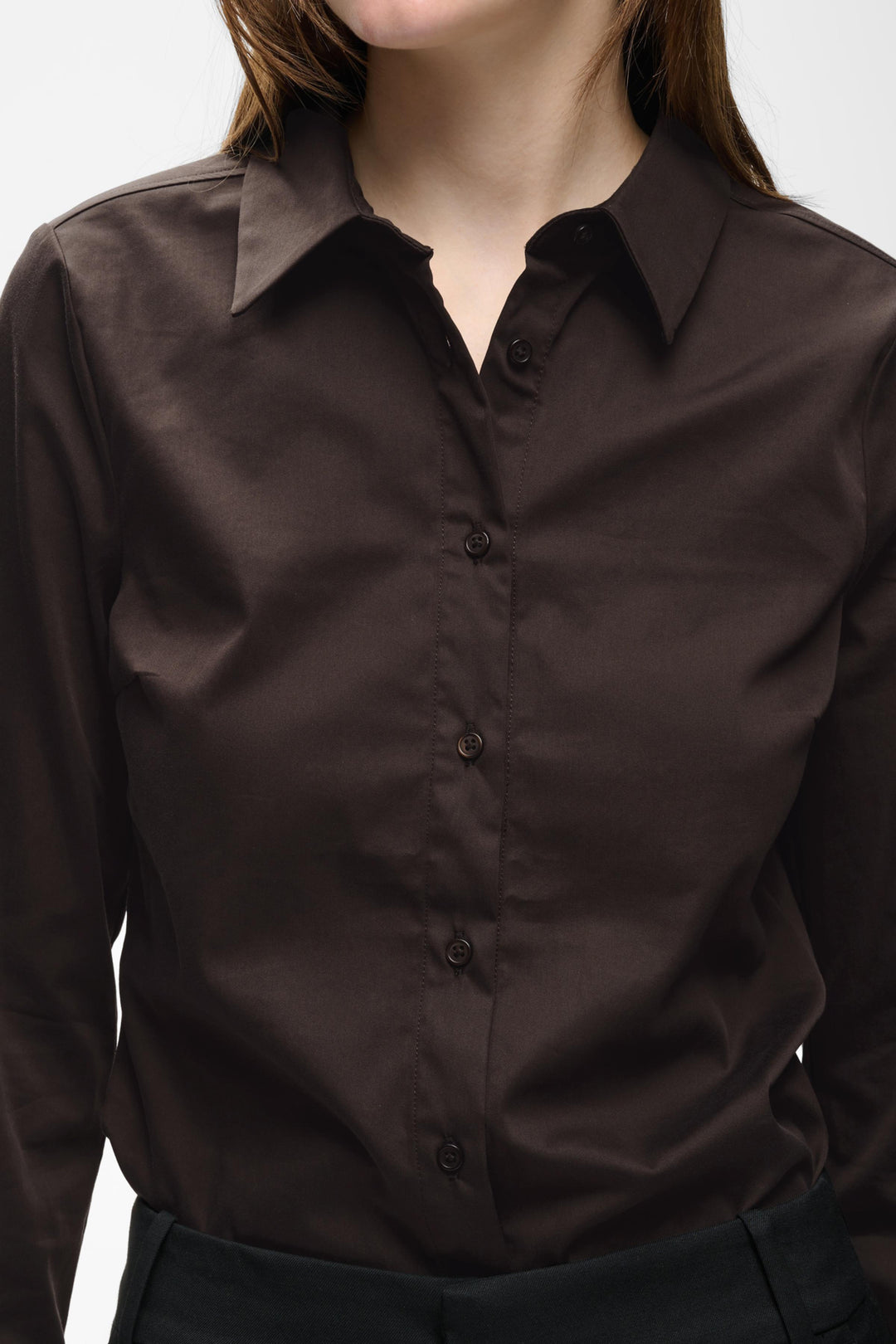 Callyiw Shirt Chocolate Brown