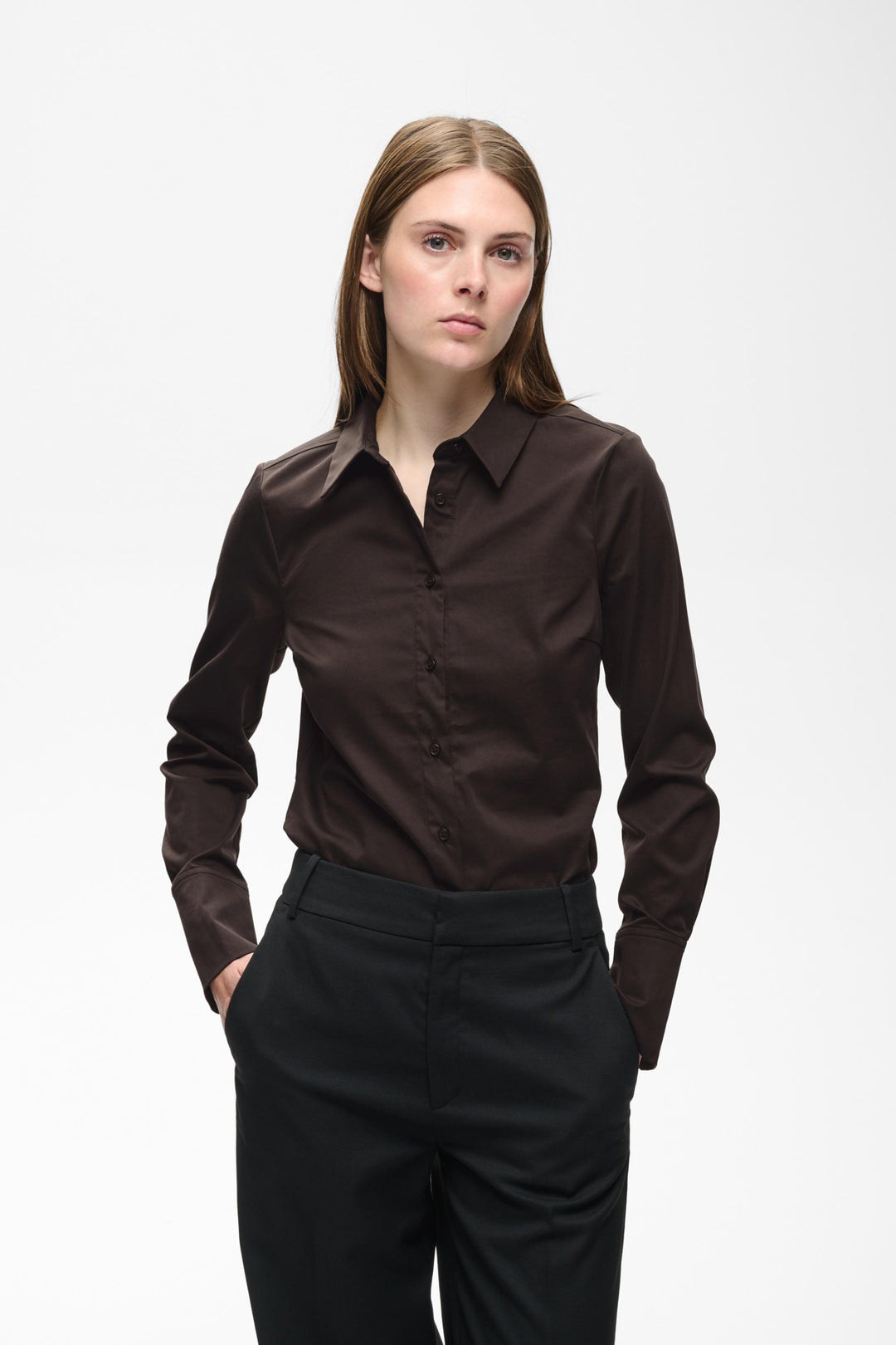 Callyiw Shirt Chocolate Brown