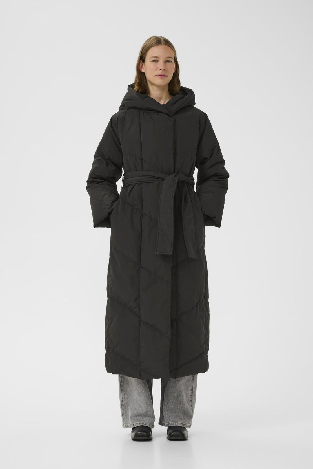 Yaziw Long Coat Black
