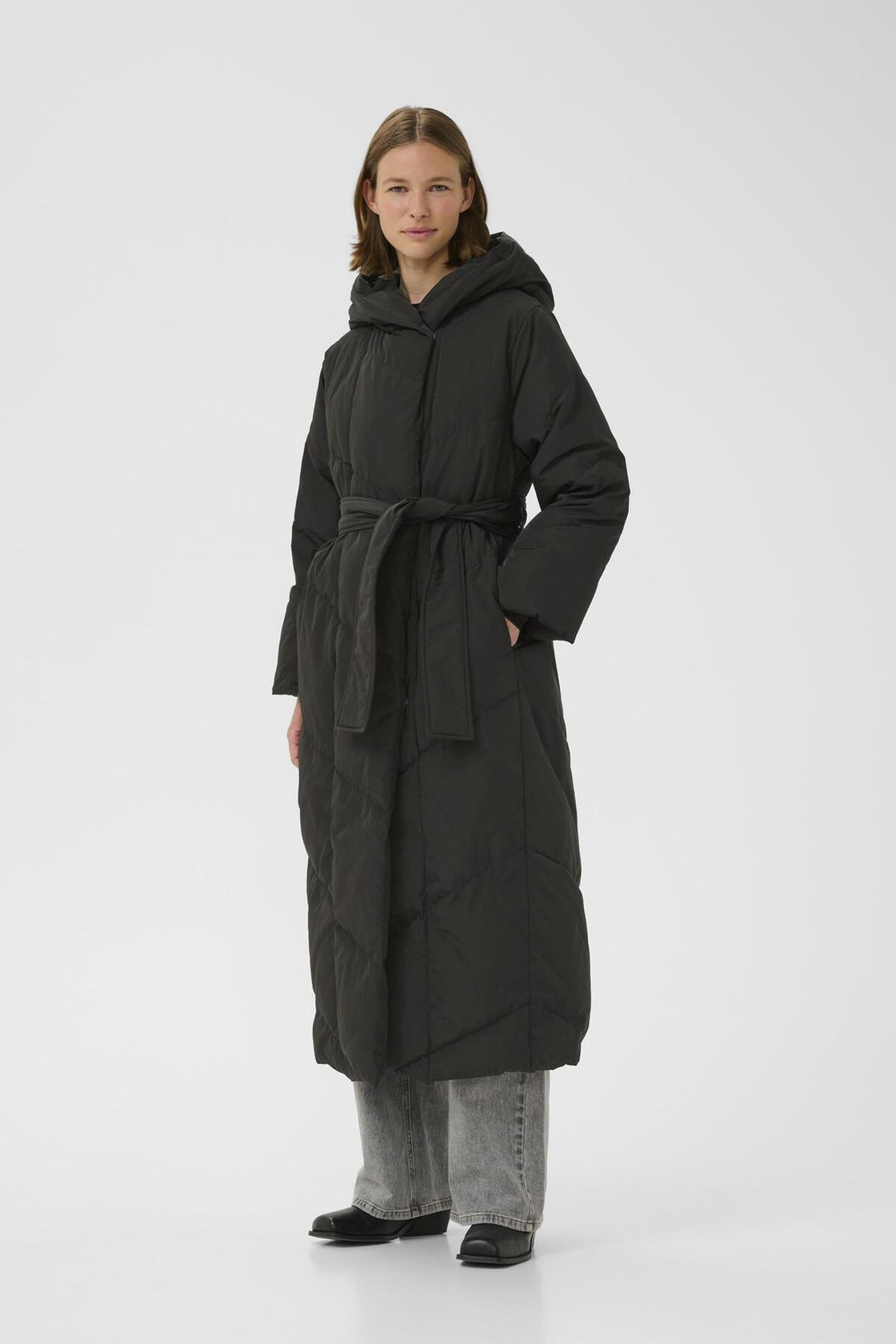 Yaziw Long Coat Black