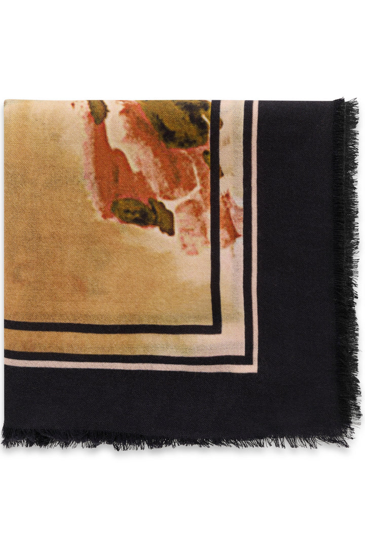 Amiiw Scarf Multi Painted Flower