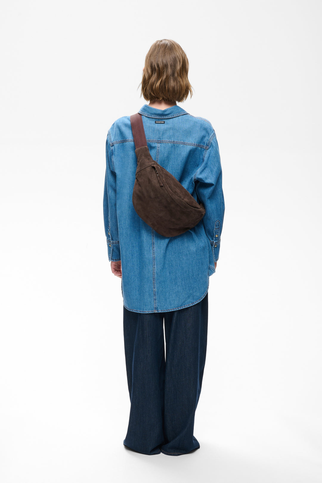 Rasidaiw Suede Bumbag Chocolate Brown