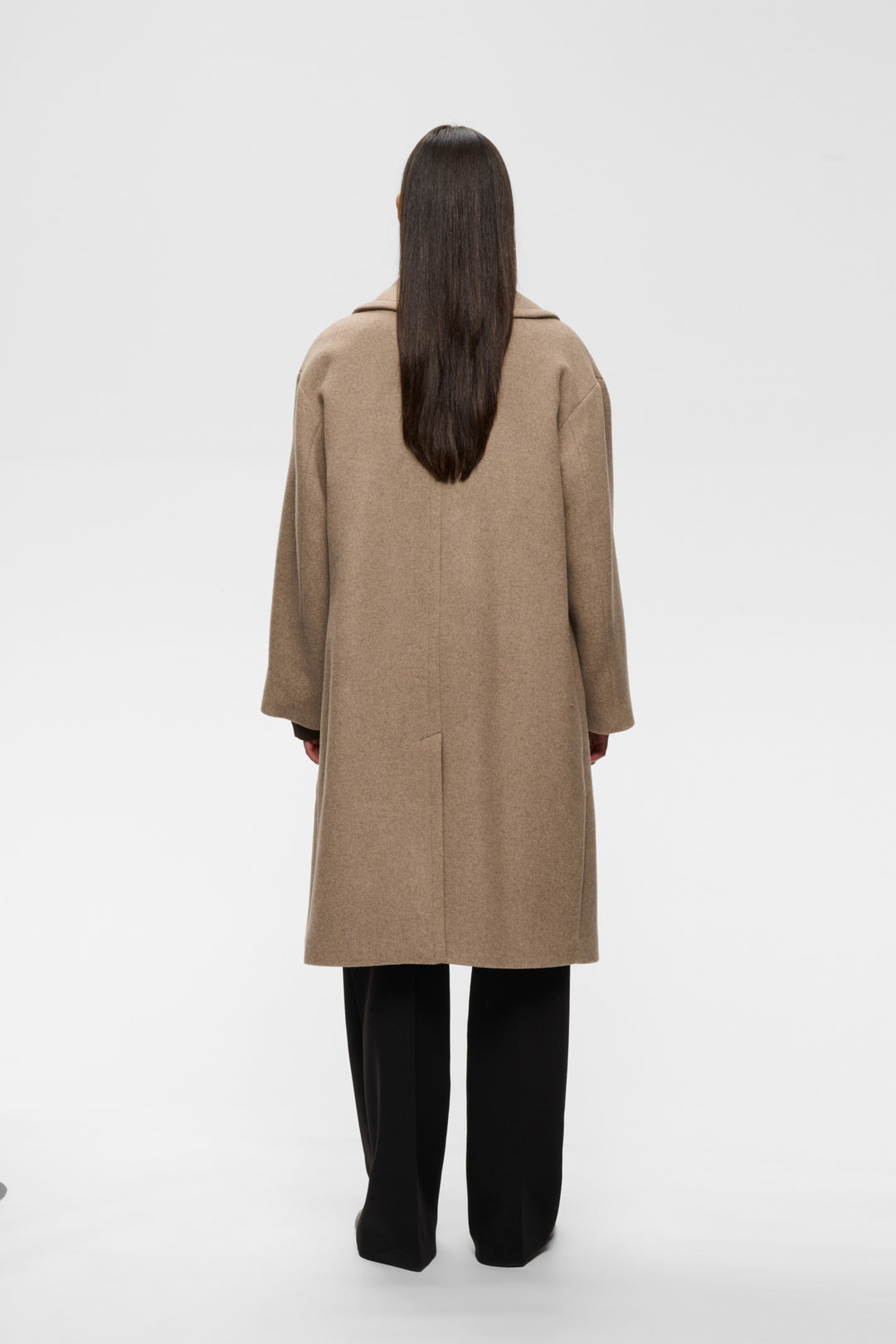 Zorahiw Db Coat Sandy Grey Melange