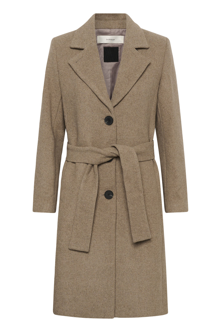 Zorahiw Classic Coat Sandy Grey Melange