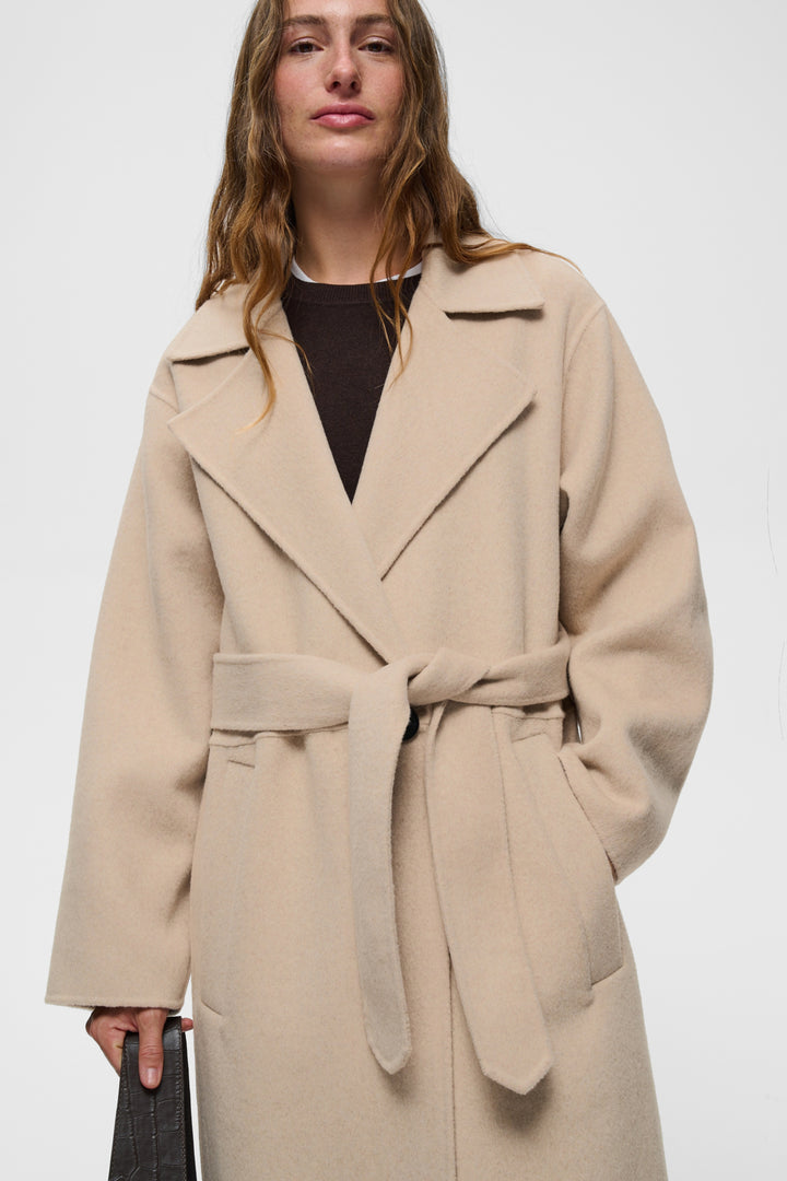 Zillaiw Long Coat French Nougat
