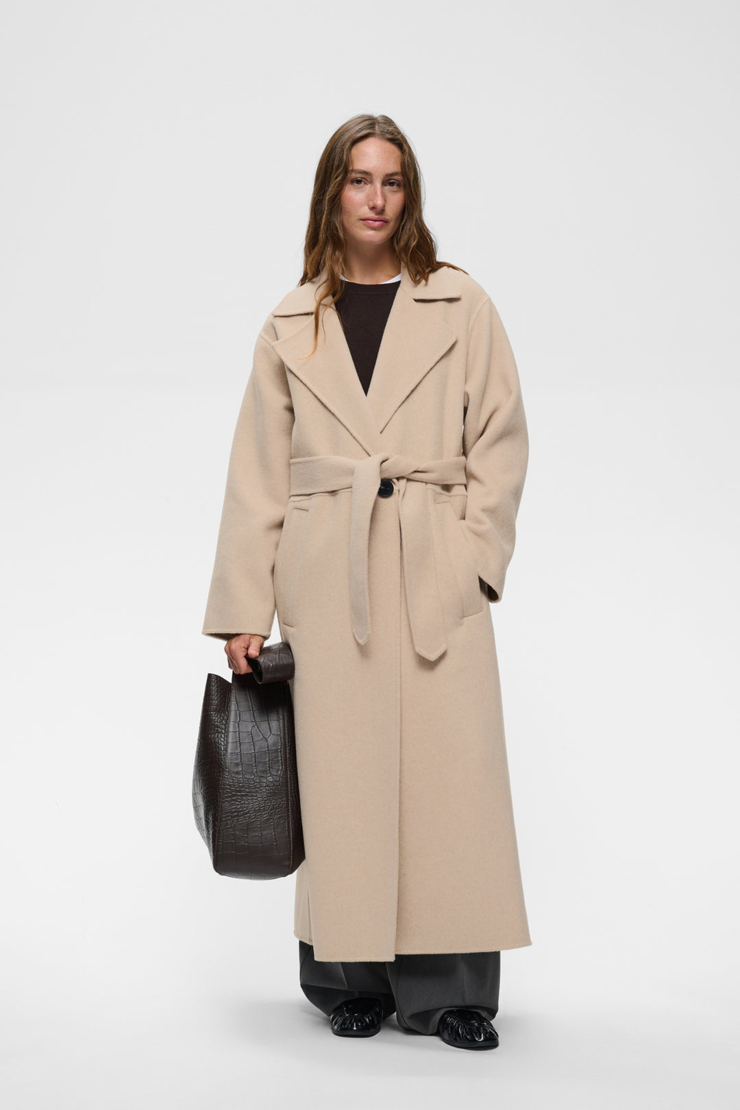 Zillaiw Long Coat French Nougat