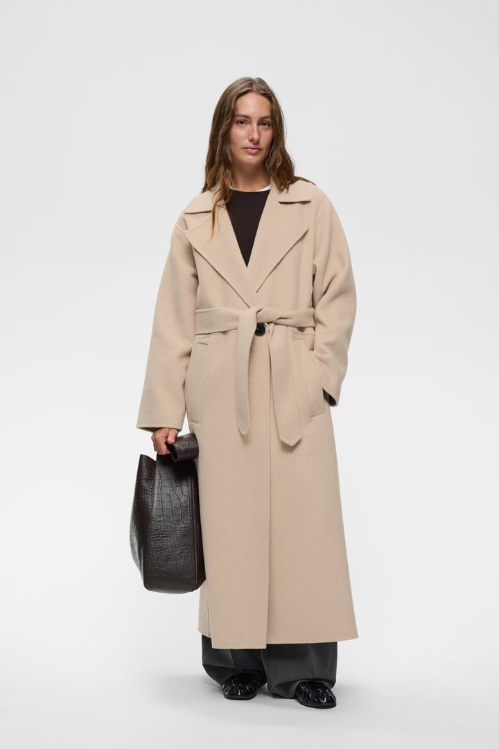 Zillaiw Long Coat French Nougat