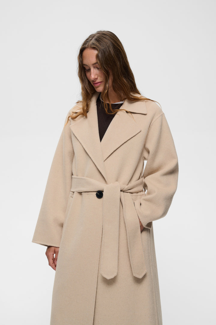 Zillaiw Long Coat French Nougat