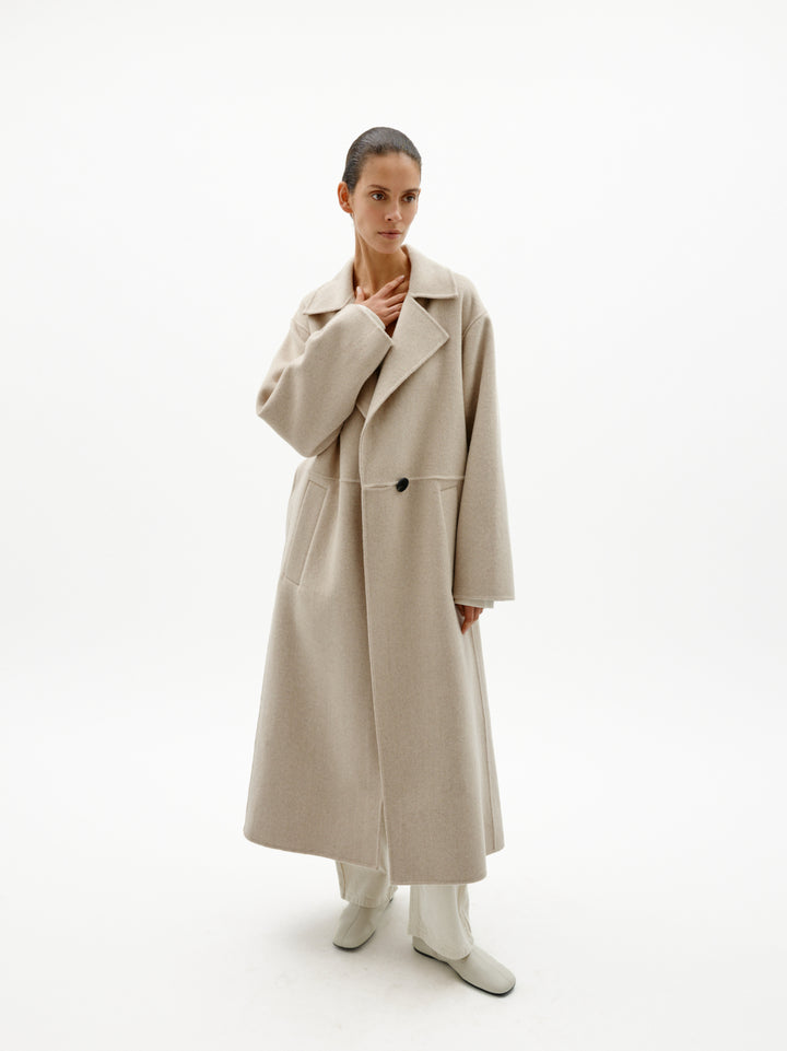 Zillaiw Long Coat French Nougat