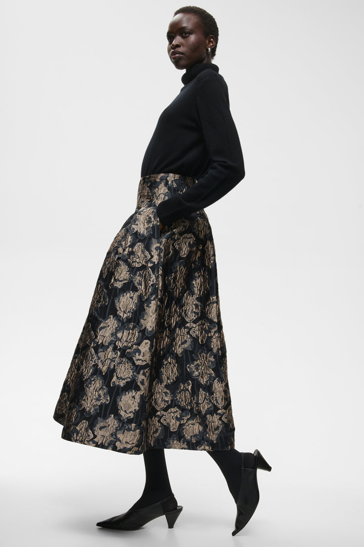 Yancieiw Skirt Flower Jacquard