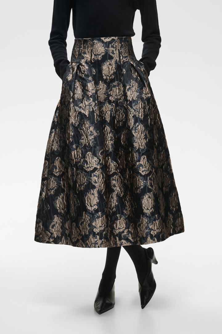 Yancieiw Skirt Flower Jacquard