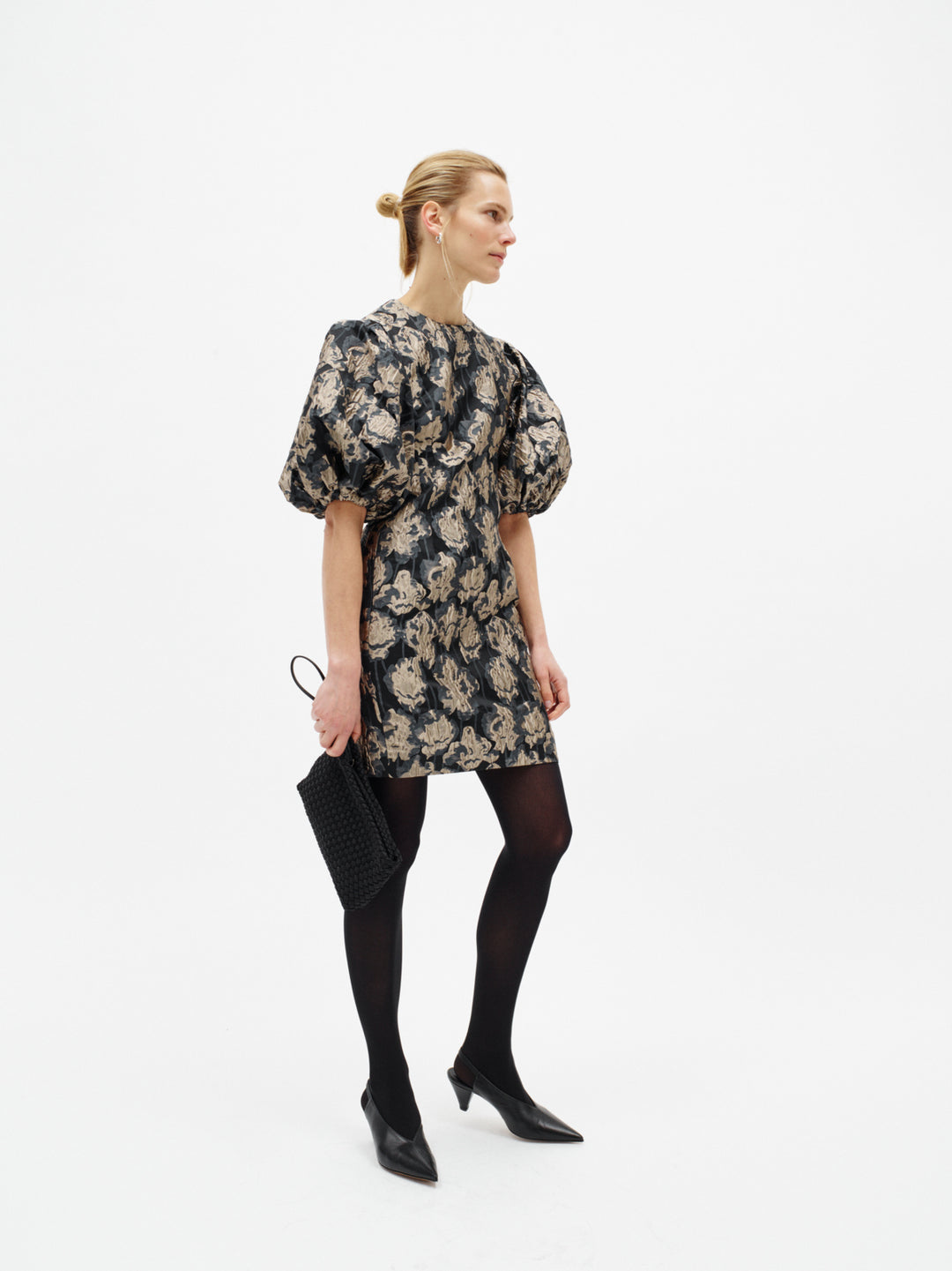 Yancieiw Dress Flower Jacquard